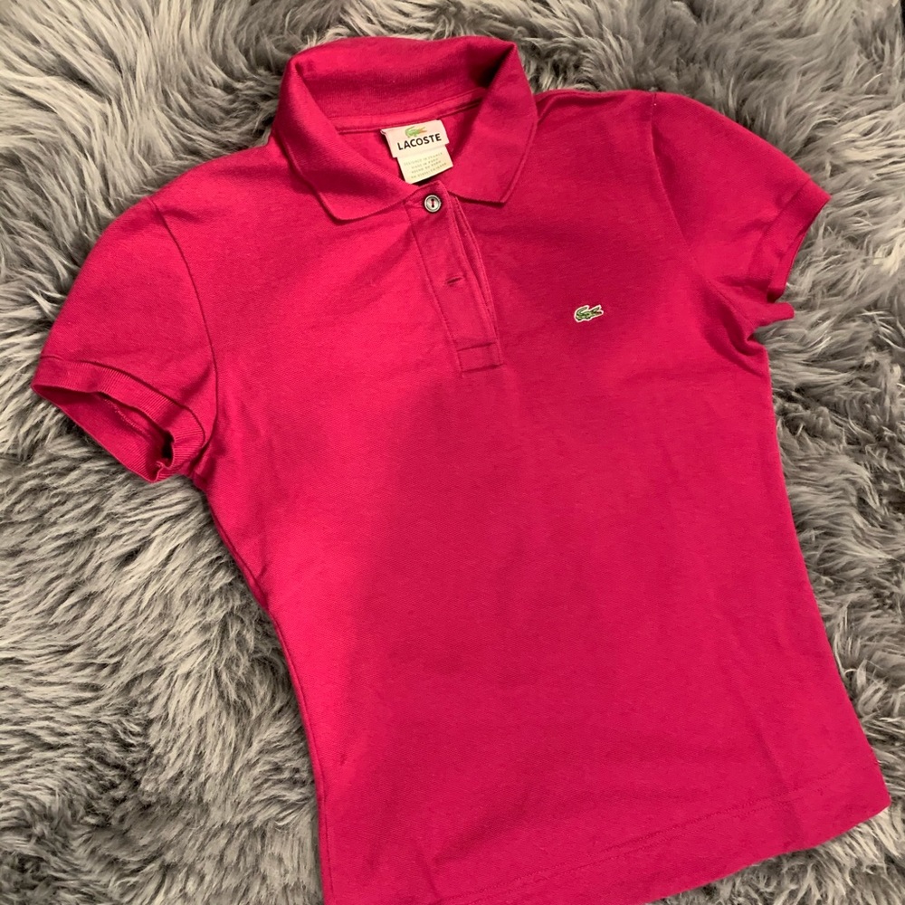 Pre-owned LACOSTE polo shirt size 36